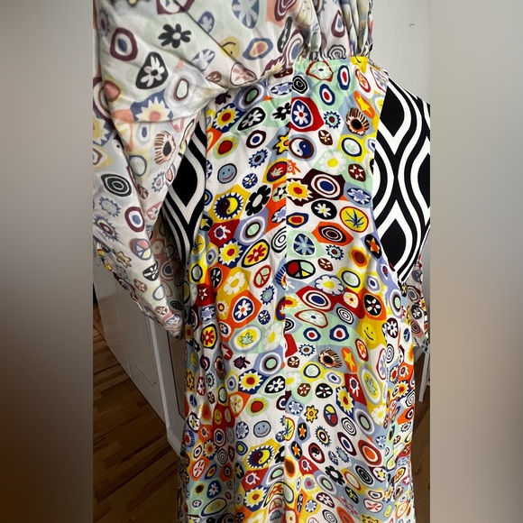 NWT STAUD Caya Tiered Flowy Retro Millefiori Multi Print Maxi Dress - Picture 14 of 16